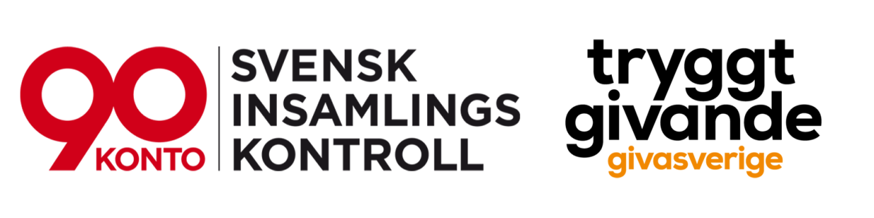 Logotyp för 90-konto och Giva Sverige