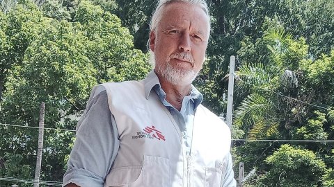 Per Hedberg, operativt ansvarig för Läkare Utan Gränsers insats i Haiti.