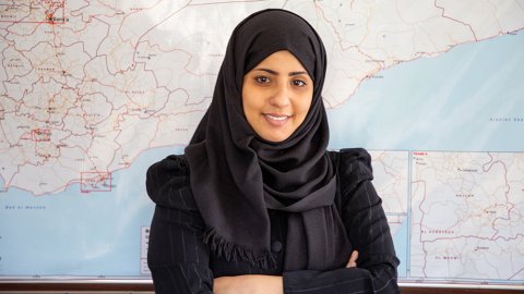 Läkaren Shroq Saeed i Taiz, Jemen