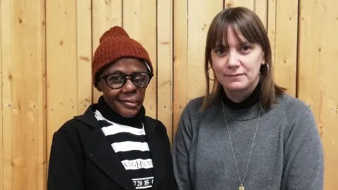 Mulikat Okanlawon och Catinka Agneskog.