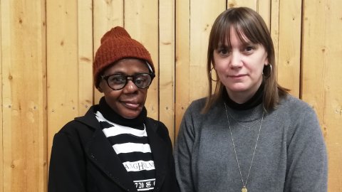 Mulikat Okanlawon och Catinka Agneskog.