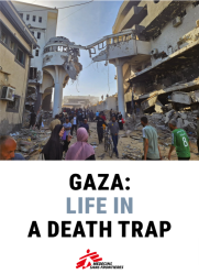Omslag till rapporten Gaza-Life in a death trap