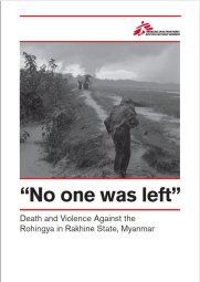 Rapport No One Was Left, från Bangladesh mars 2018.