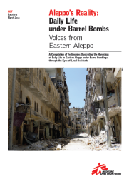 Aleppo's Reality: Daily Life under Barrel Bombs
