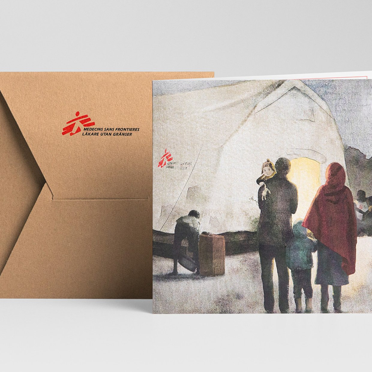 Exempelbild på ett tryckt gåvobevis