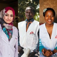 Anställda på Läkare Utan Gränser från olika länder i världen