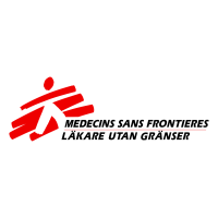 Läkare Utan Gränsers logotyp mot en vit bakgrund