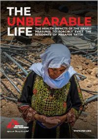 Rapporten The Unbearable Life: The health impacts of the Israeli measures to forcibly evict the residents of Masafer Yatta.