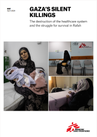 Omslag för rapport Gaza's Silent Killings