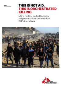 Omslag till rapporten This is not aid. This is orchestrated killing
