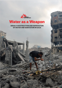 Framsida på rapport från Läkare Utan Gränser. 