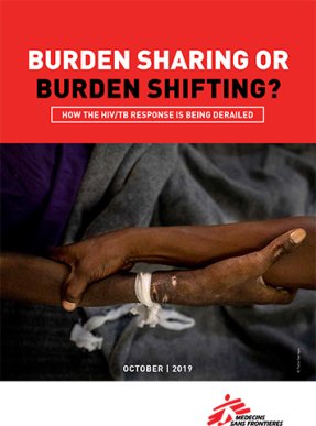 Omslag på Läkare Utan Gränsers nya rapport "Burden sharing or burden shifting?"