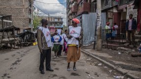 Hälsoinformatörer i Nairobi