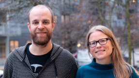 Björn Udd och Johanna Kuhlin