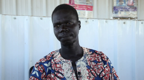 John Jimis, 28, från Malakal i Sydsudan