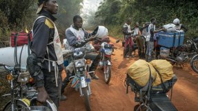 En vaccinationskampanj mot mässling i norra Kongo-Kinshasa