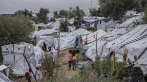 I Morialägret på den grekiska ön Lesbos bodde omkring 12 000 män, kvinnor och barn.