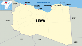 Karta över Libyen