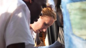 Emma Massey upptäckte det första kolerafallet i flyktinglägret Juba 3. FOTO: Rickard Wennergrund