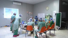 Operationsavdelningen på Läkare Utan Gränsers sjukhus i Aden, Jemen. 