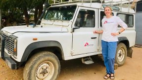 <p>Läkaren Ida Moberg, på plats i Sudan.</p>
Läkaren Ida Moberg, på plats i Sudan.