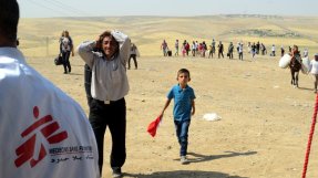 Över 42 300 syrier har flytt över gränsen till irakiska Kurdistan de senaste dagarna.