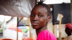 Jannette är den första gravida kvinna som har överlevt ebola. FOTO: Joffrey Monnier