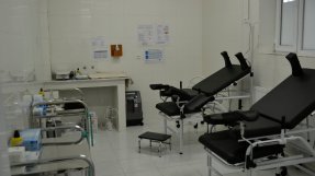Det nya förlossningsrummet på sjukhuset i stadsdelen Dascht-e-Bachir i västra Kabul.