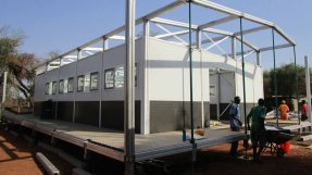 Det nya sjukhuset i Doro, Sydsudan.