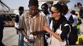 Till ön Lampedusa har hittills mer än 1000 migranter kommit från Nordafrika.