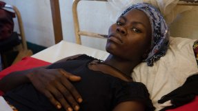 Christelle på Batangafo-sjukhus i Centralafrikanska republiken. 