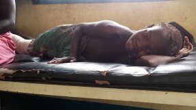 <p>Flickan Lokoli, som blev attackerad av en krokodil i Sydsudan.</p>
Flickan Lokoli, som blev attackerad av en krokodil i Sydsudan.