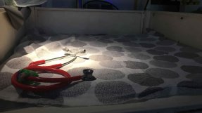 <p>Mitt lilla röda spädbarnsstetoskop är packat.</p>
Sanna Sjöberg som ska till Khost, Afghanistan, har packat sitt röda spädbarnsstetoskop.
