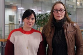 Catinka Agneskog och psykologen Monika Kullberg.