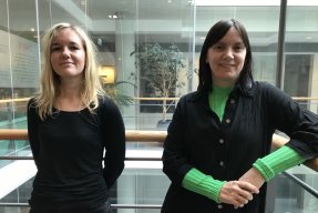 Sjuksköterskan Anna Blideman och Catinka Agneskog på Läkare Utan Gränser.