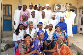 Läkare Utan Gränsers team som arbetade med vårt projekt för att minska blyförgiftning i Zamfara, Nigeria.