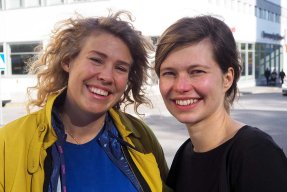 Johanna Linder och Sonja Leister