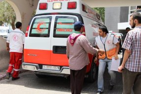 Al Shifa-sjukhuset besköts den 28 juli. Bilden är tagen vid ett tidigare tillfälle. FOTO: Samantha Maurin