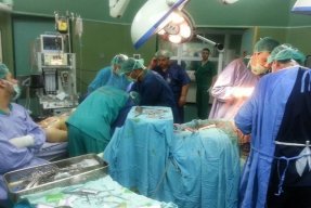 Operationssalen på Al Shifa-sjukhuset i Gaza. FOTO: Cosimo Le Quaglie.