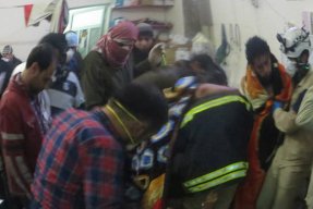 Sex personer dödades och 70 förgiftades i en klorgasattack den 16 mars, enligt syriska läkare i regionen. Bilden är tagen av personalen på kliniken som vi stöttar.