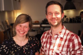 Ludvig Bolinder och Sonja Leister 