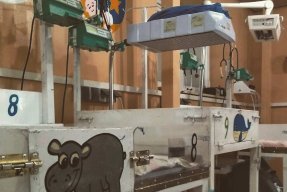 Avdelningen för nyfödda på sjukhuset i Khost, Afghanistan.