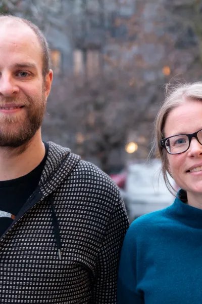 Björn Udd och Johanna Kuhlin