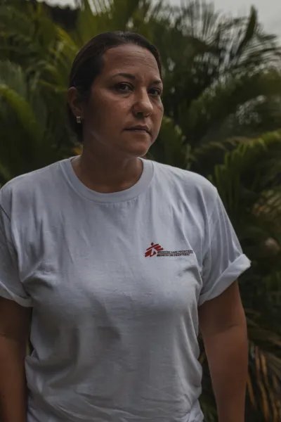 Joyce Hernandez, som arbetar med hälsofrämjande insatser i Venezuela.