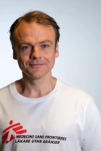 Kirurgen Peter Moberger, ny ordförande för Läkare Utan Gränser i Sverige.