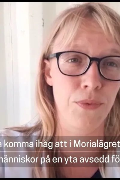 Caroline Willeman, projektkoordinator vid Morialägret på den grekiska ön Lesbos