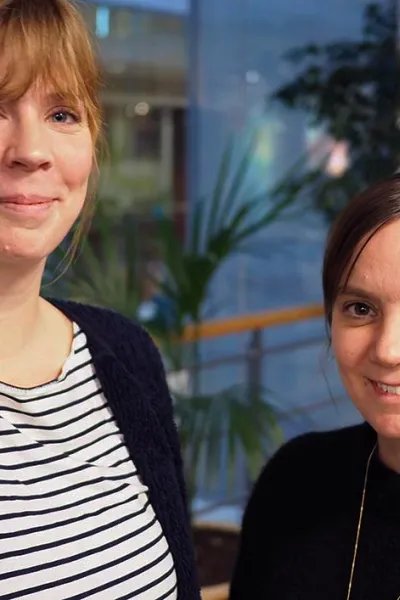 Fia Iveslätt och Catinka Agneskog