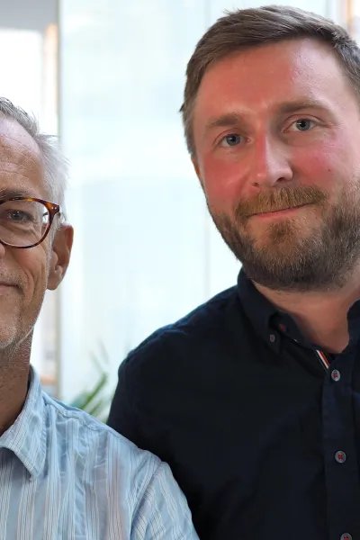 Johan von Schreeb och Alexander Uggla