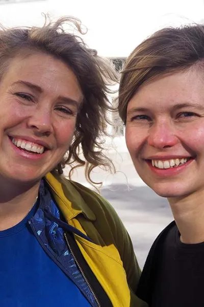 Johanna Linder och Sonja Leister