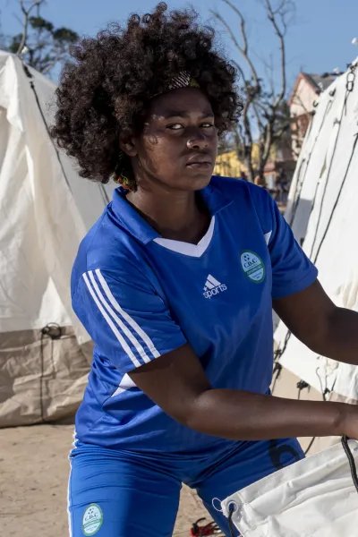 Koleracenter i Chingussura, Beira, Moçambique.